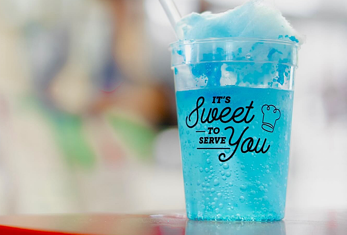 cotton candy fizz beverage